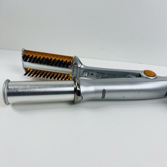 Instyler Rotating Curling Iron Brush 1-1/4” Barrel Silver IS1001 Tested - Picture 1 of 8